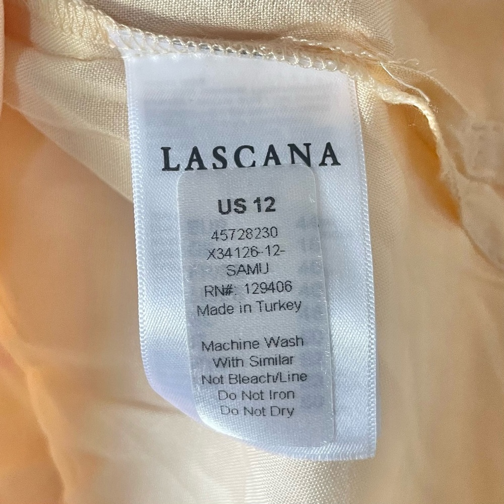 Lascana Relaxed Boho Print Blouse Women’s 12 Viscose Long Sleeve Beach Summer - Picture 4 of 14